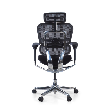 cadeira ergonomica preto estrutura negra assento estofado tecido bracos regulaveis 5d apoio de cabeca 10