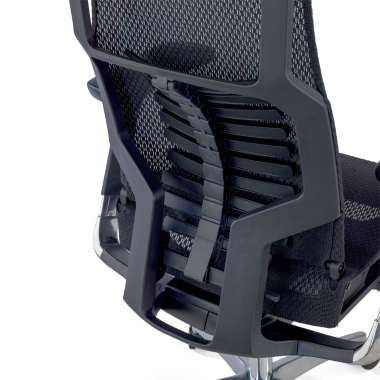 cadeira ergonomica preto estrutura negra malha mesh bracos regulaveis 5d apoio lombar apoio de cabeca 4