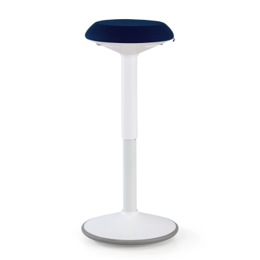 banco ergonomico branco azul activepro tecido sem bracos 3