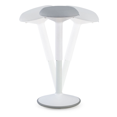 banco ergonomico branco cinzento activepro tecido sem bracos 1