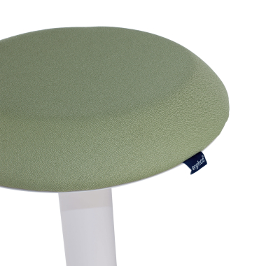 banco ergonomico branco verde activepro tecido sem bracos 5
