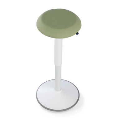 banco ergonomico branco verde activepro tecido sem bracos 7