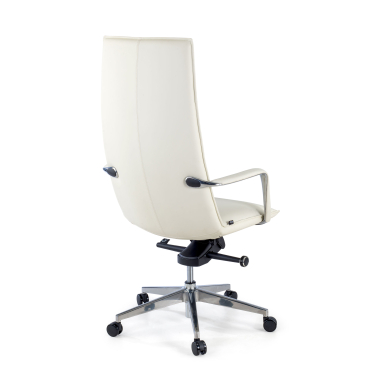 poltrona de escritorio branco hamilton pele sintetica bracos fixos 6