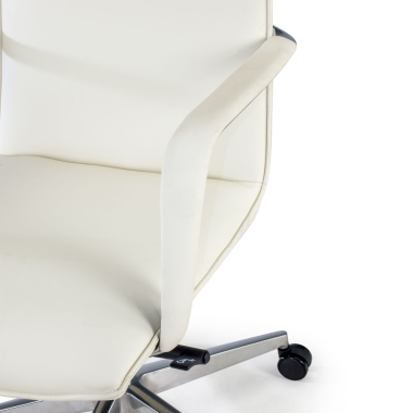poltrona de escritorio branco hamilton pele sintetica bracos fixos 10