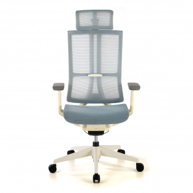 Cadeira Ergonômica com Apoia Cabeças Enjoy white, Mecanismo Syncro 210692 - (Outlet)