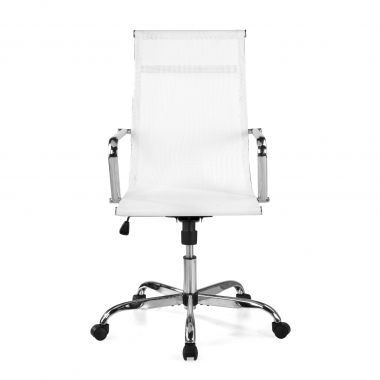Cadeira escritório design Spirit, apoio para braço de aço, encosto alto, rede 210697 - (Outlet)
