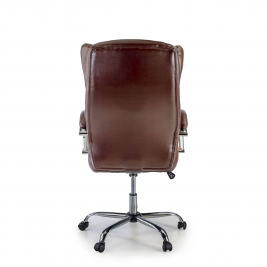 Cadeira Escritório Lugano, design elegante, base metálica 210700 - (Outlet)