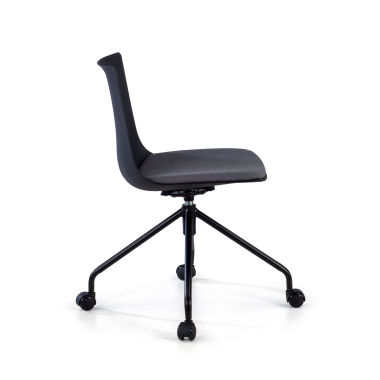 cadeira giratoria antracite melody plastico sem bracos 6