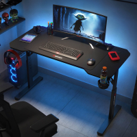 Secretária Gaming Helix R2, fibra de carbono
