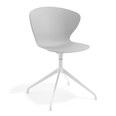 cadeira de reuniao branco cinza base piramide plastico bracos fixos 1