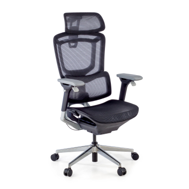 cadeira ergonomica preto valkyr malha mesh bracos regulaveis 4d apoio lombar duplo apoio de cabeca 1