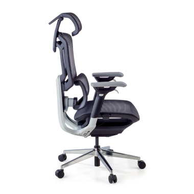 cadeira ergonomica preto valkyr malha mesh bracos regulaveis 4d apoio lombar duplo apoio de cabeca 8