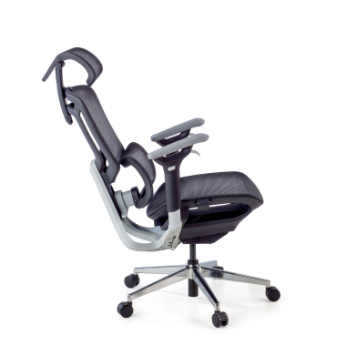 cadeira ergonomica preto valkyr malha mesh bracos regulaveis 4d apoio lombar duplo apoio de cabeca 6