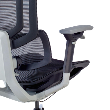 cadeira ergonomica preto valkyr malha mesh bracos regulaveis 4d apoio lombar duplo apoio de cabeca 9