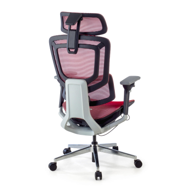 cadeira ergonomica vermelho valkyr malha mesh bracos regulaveis 4d apoio lombar duplo apoio de cabeca 8