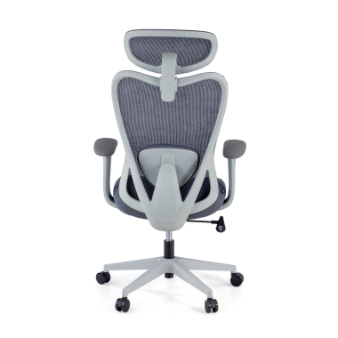 cadeira de escritorio branco cinzento vital malha mesh bracos fixos apoio lombar apoio de cabeca 6