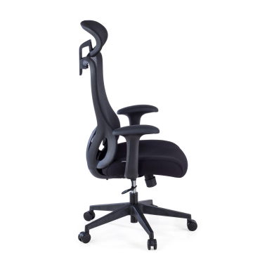 cadeira de escritorio preto vital malha mesh bracos fixos apoio lombar apoio de cabeca 7
