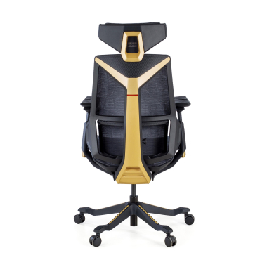 cadeira gaming amarelo blooddragon malha mesh bracos regulaveis 6d apoio lombar apoio de cabeca 10