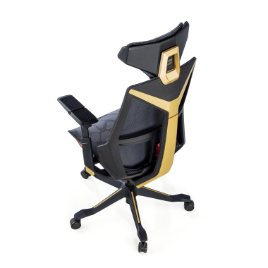 cadeira gaming amarelo blooddragon malha mesh bracos regulaveis 6d apoio lombar apoio de cabeca 11
