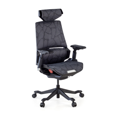 cadeira gaming cinza blooddragon malha mesh bracos regulaveis 6d apoio lombar apoio de cabeca 1
