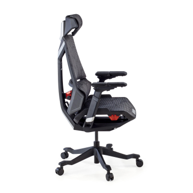 cadeira gaming cinza blooddragon malha mesh bracos regulaveis 6d apoio lombar apoio de cabeca 9