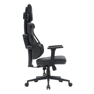 cadeira gaming preto phoenix tecido bracos regulaveis 3d apoio de cabeca 6