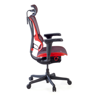 cadeira gaming vermelho cadeira gaming malha mesh bracos regulaveis 5d apoio lombar apoio de cabeca 7