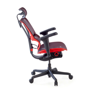 cadeira gaming vermelho cadeira gaming malha mesh bracos regulaveis 5d apoio lombar apoio de cabeca 5