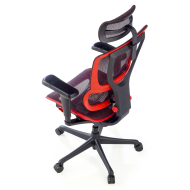 cadeira gaming vermelho cadeira gaming malha mesh bracos regulaveis 5d apoio lombar apoio de cabeca 10