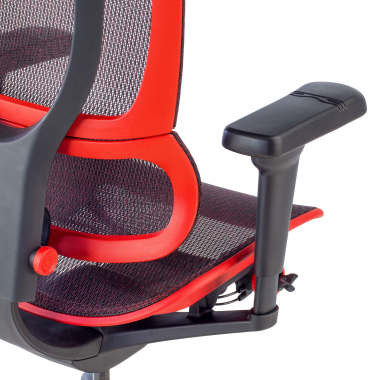 cadeira gaming vermelho cadeira gaming malha mesh bracos regulaveis 5d apoio lombar apoio de cabeca 4