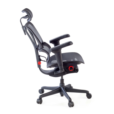 cadeira gaming preto cadeira gaming malha mesh bracos regulaveis 5d apoio lombar apoio de cabeca 5