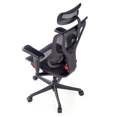 cadeira gaming preto cadeira gaming malha mesh bracos regulaveis 5d apoio lombar apoio de cabeca 11