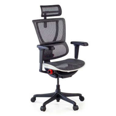 cadeira gaming branco cadeira gaming malha mesh bracos regulaveis 5d apoio lombar apoio de cabeca 1