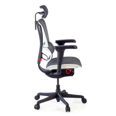cadeira gaming branco cadeira gaming malha mesh bracos regulaveis 5d apoio lombar apoio de cabeca 8