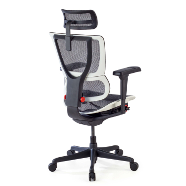 cadeira gaming branco cadeira gaming malha mesh bracos regulaveis 5d apoio lombar apoio de cabeca 9