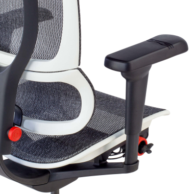 cadeira gaming branco cadeira gaming malha mesh bracos regulaveis 5d apoio lombar apoio de cabeca 4