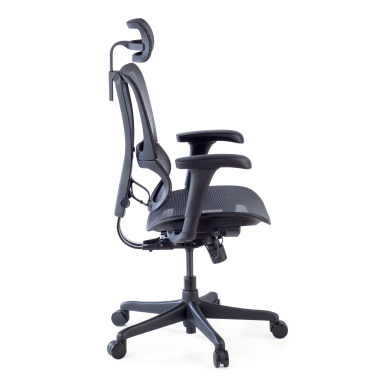 cadeira ergonomica preto cadeira de escritorio malha mesh bracos regulaveis 3d apoio lombar apoio de cabeca 7