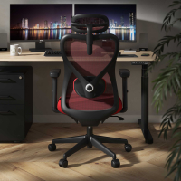 Cadeira de Escritório Fusion Black, suporte lombar