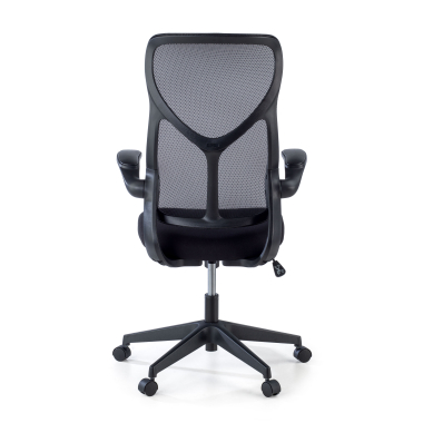 cadeira de escritorio preto raptor malha mesh bracos rebativeis 10