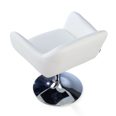 cadeira de recepcao branco space pele sintetica bracos fixos 9