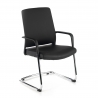 Cadeira Visitante Bali, encosto ergonómico, pele sintética 210857 - (Outlet)