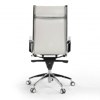 outlet cadeira de escritorio branco brenton pele sintetica bracos fixos 7