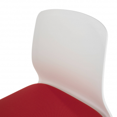 outlet cadeira de escritorio vermelho swing tecido sem bracos 7