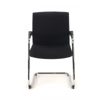 Poltrona Sala de Espera Adele, cantilever, profissional, Tecido 210880 - (Outlet)