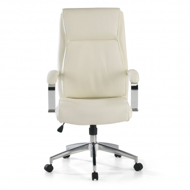 outlet cadeira de escritorio branco counter pele sintetica bracos fixos 3