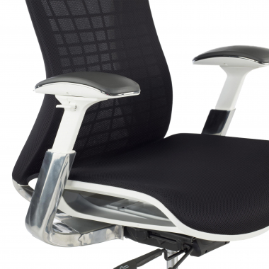 outlet cadeira de escritorio preto miller malha mesh bracos moveis 9