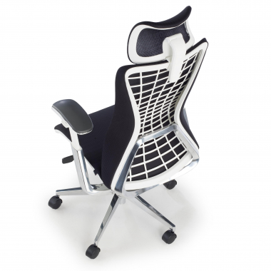 outlet cadeira de escritorio preto miller malha mesh bracos moveis 7