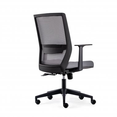 outlet cadeira de escritorio cinza kana malha mesh bracos moveis 7