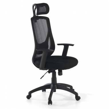 outlet cadeira de escritorio preto lake malha mesh bracos moveis 1