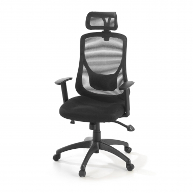 outlet cadeira de escritorio preto lake malha mesh bracos moveis 8